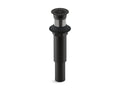 KOHLER K-7107-BL Decorative Grid Drain Without Overflow - Matte Black