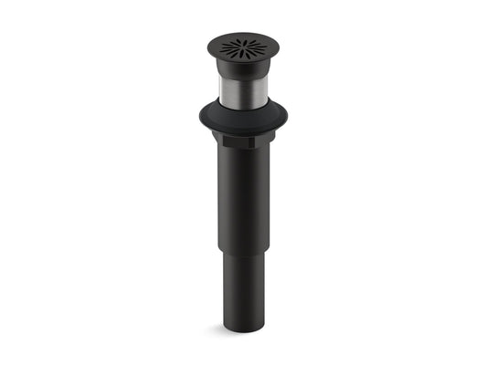 KOHLER K-7107-BL Decorative grid drain without overflow - Matte Black