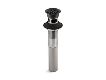 KOHLER K-7129-A-BL Bathroom sink grid drain with overflow - Matte Black