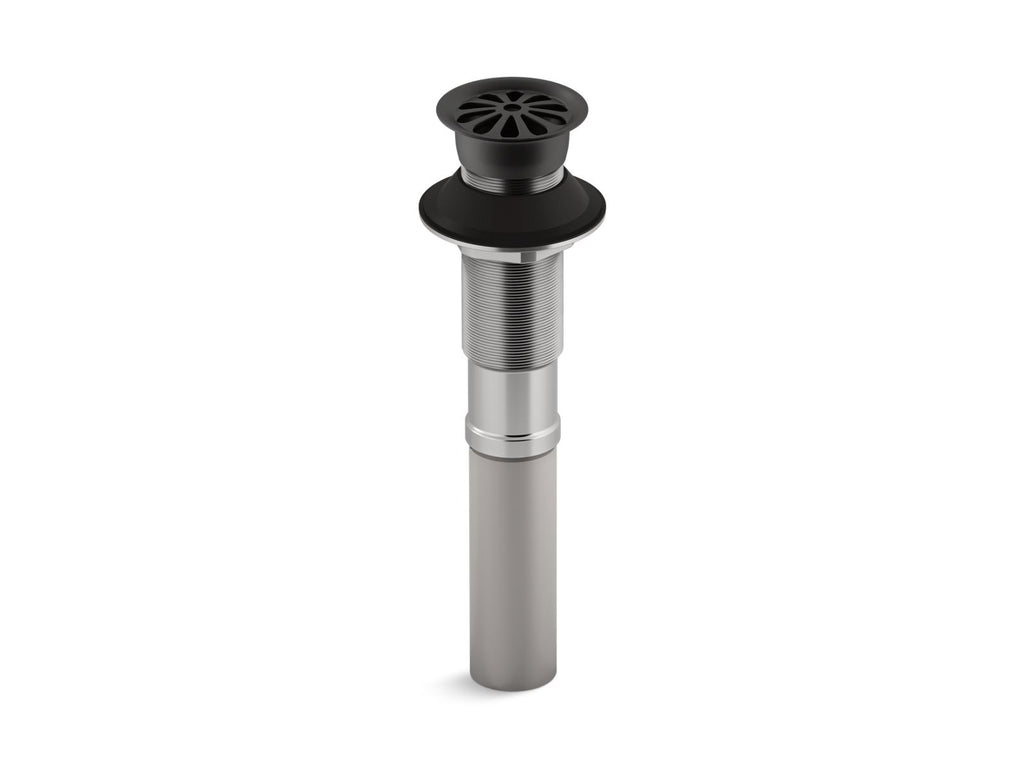 KOHLER K-7129-BL Bathroom Sink Grid Drain Without Overflow - Matte Black