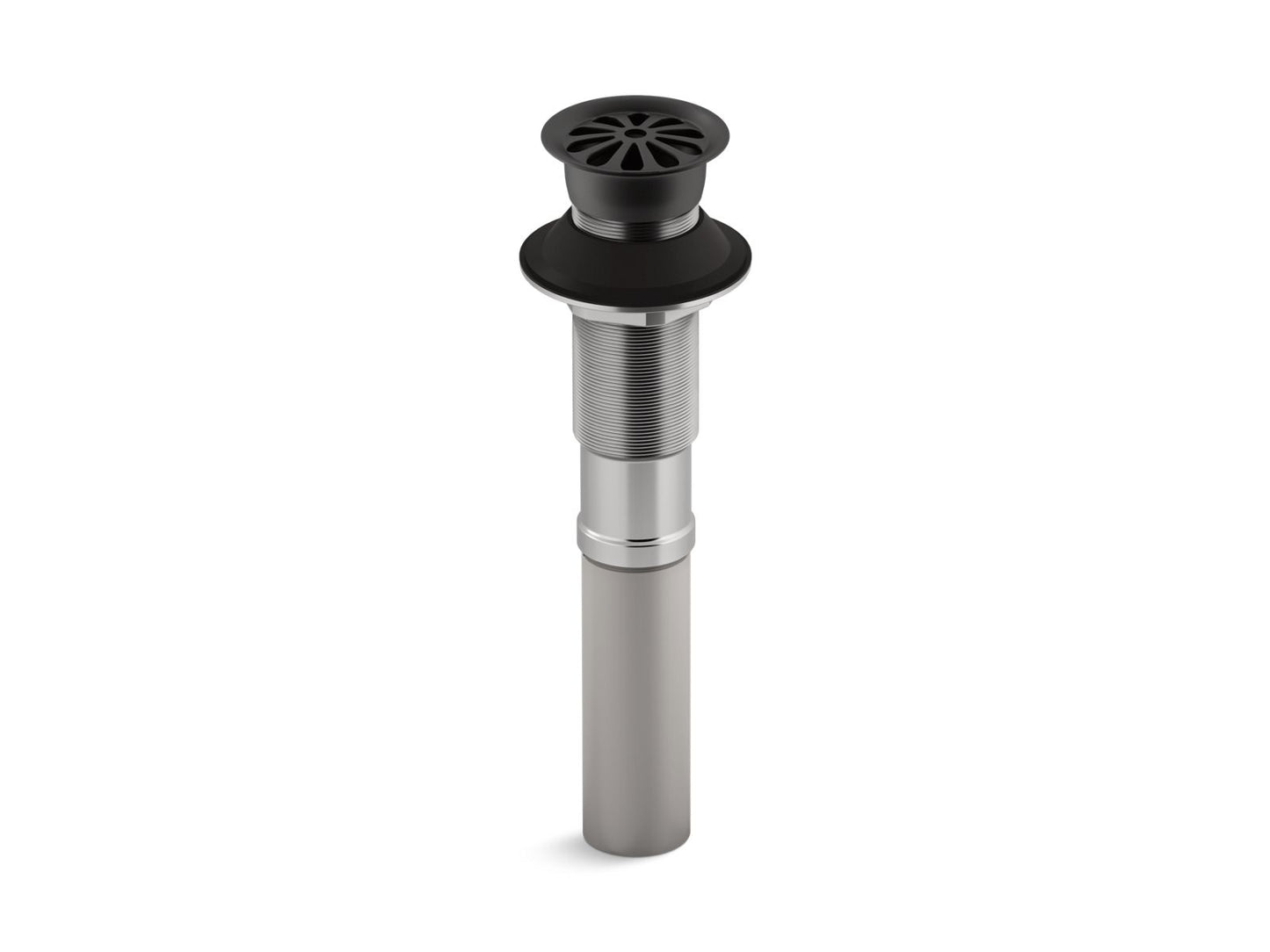 KOHLER K-7129-BL Bathroom sink grid drain without overflow - Matte Black