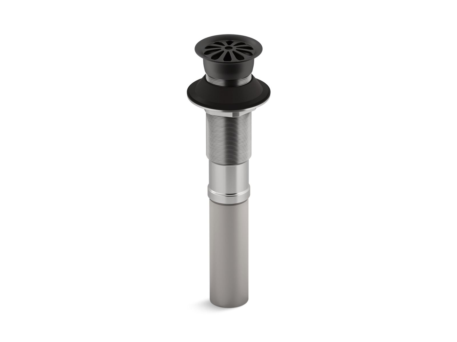 KOHLER K-7129-BL Bathroom Sink Grid Drain Without Overflow - Matte Black