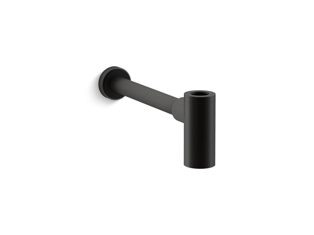 KOHLER K-9033-BL Bottle Trap, 1-1/4" X 1-1/4" - Matte Black