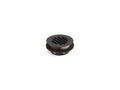 KOHLER K-9132-BL Round Shower Drain For Use With Plastic Pipe, Gasket Included - Matte Black