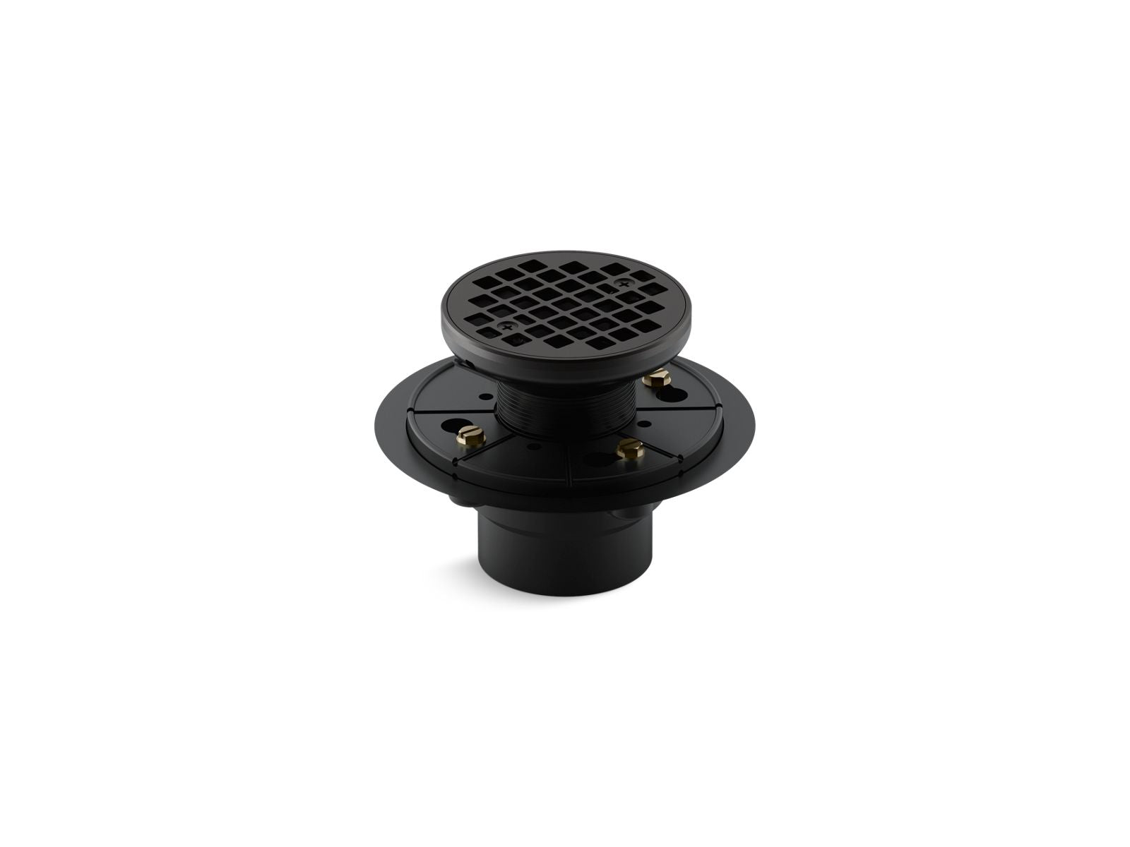 KOHLER K-9135-BL Clearflo Round design tile-in shower drain - Matte Black
