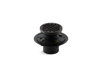 KOHLER K-9135-BL Clearflo Round design tile-in shower drain - Matte Black