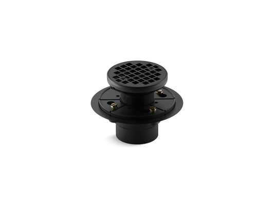 KOHLER K-9135-BL Clearflo Round design tile-in shower drain - Matte Black