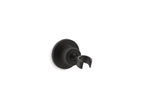 KOHLER K-975-BL Stillness Adjustable Wall-Mount Holder - Matte Black