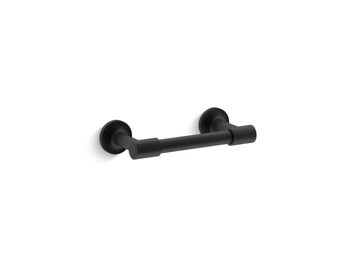 KOHLER K-14377-BL Purist Pivoting Toilet Paper Holder In Matte Black