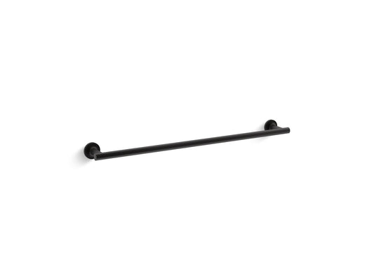 KOHLER K-14436-BL Purist 24" Towel Bar In Matte Black