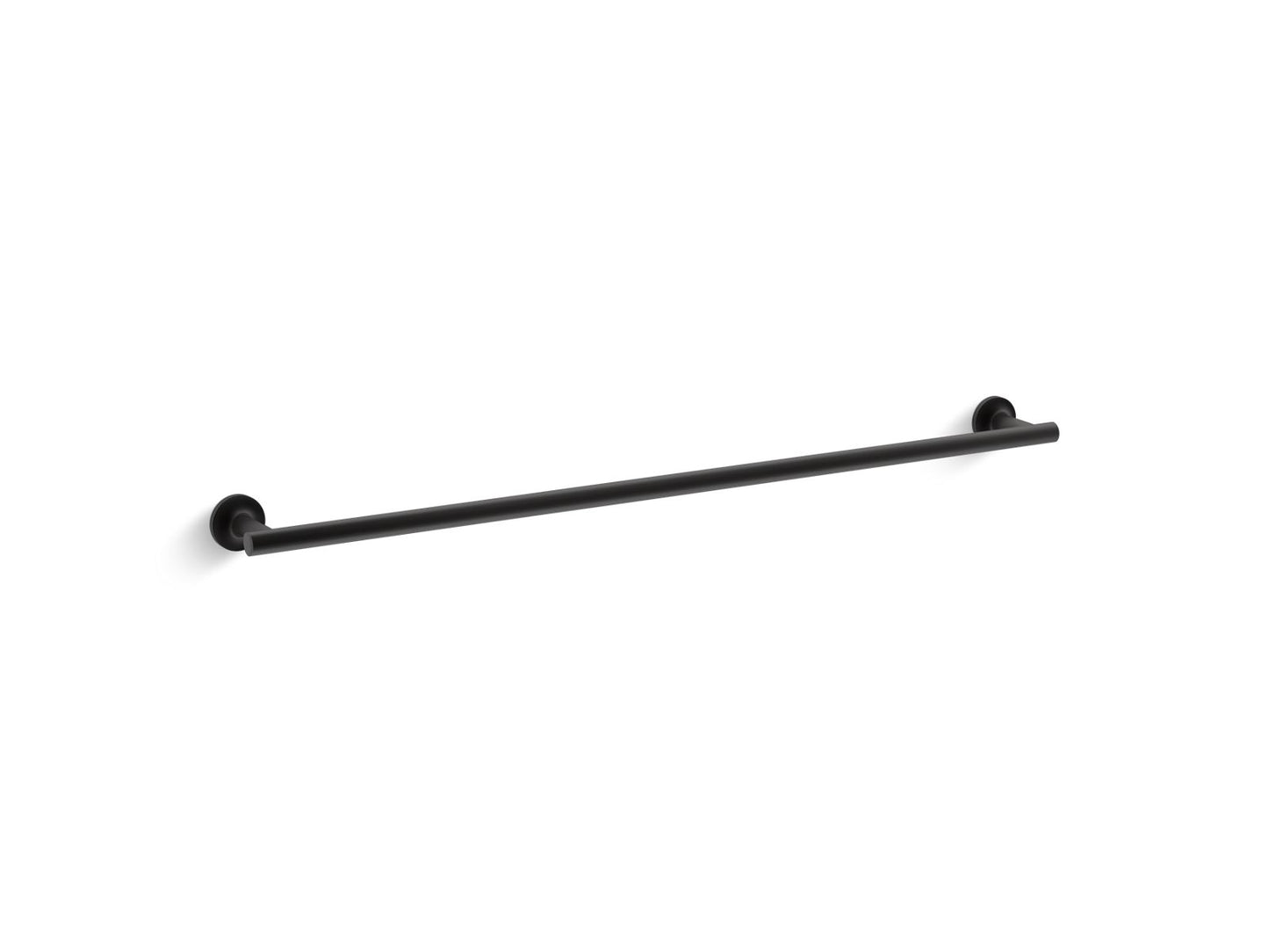 KOHLER K-14437-BL Purist 30" Towel Bar In Matte Black