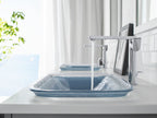 KOHLER K-2773-B11 Inia 20-3/4" Rectangular Drop-In Bathroom Sink, No Overflow - Ice