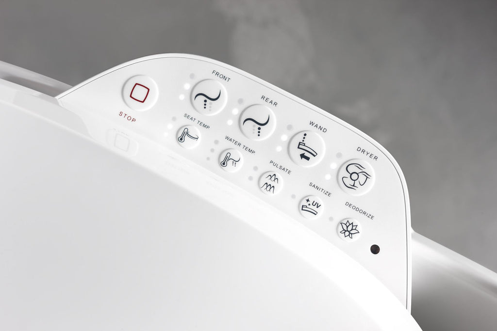 KOHLER K-8298-96 Purewash E590 Elongated Bidet Toilet Seat - Biscuit