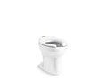 KOHLER K-96053-0 Wellcomme Ultra Floor-Mount Top Spud Flushometer Bowl - White