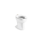 KOHLER K-96053-7 Wellcomme Ultra Floor-Mount Top Spud Flushometer Bowl - Black Black