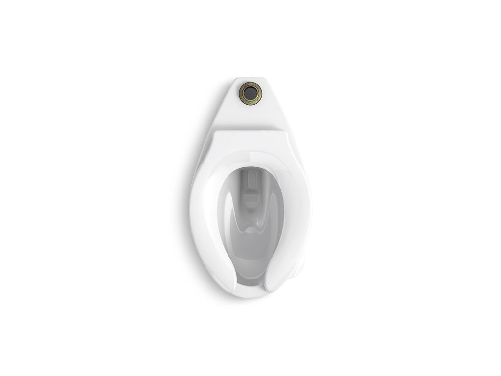 KOHLER K-96057-0 Highcliff Ultra Floor-Mount Top Spud Flushometer Bowl - White