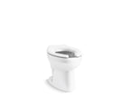 KOHLER K-96054-0 Wellcomme Ultra Floor-Mount Rear Spud Flushometer Bowl - White