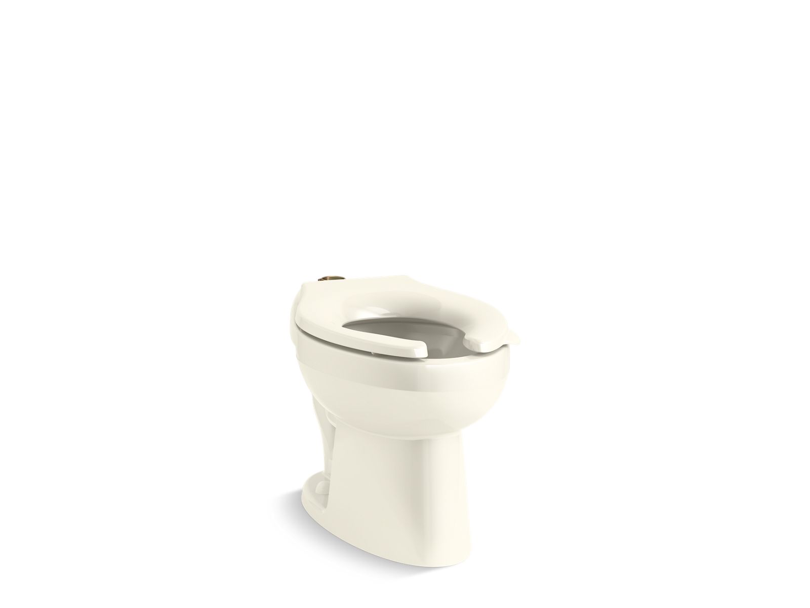 KOHLER K-96053-96 Wellcomme Ultra Floor-mount top spud flushometer bowl - Biscuit