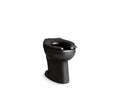 KOHLER K-96057-7 Highcliff Ultra Floor-Mount Top Spud Flushometer Bowl - Black Black