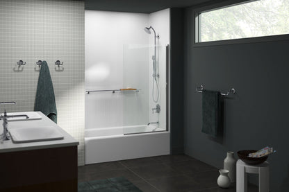 KOHLER K-875-96 Bellwether 60" x 32" alcove bath, left drain - Biscuit