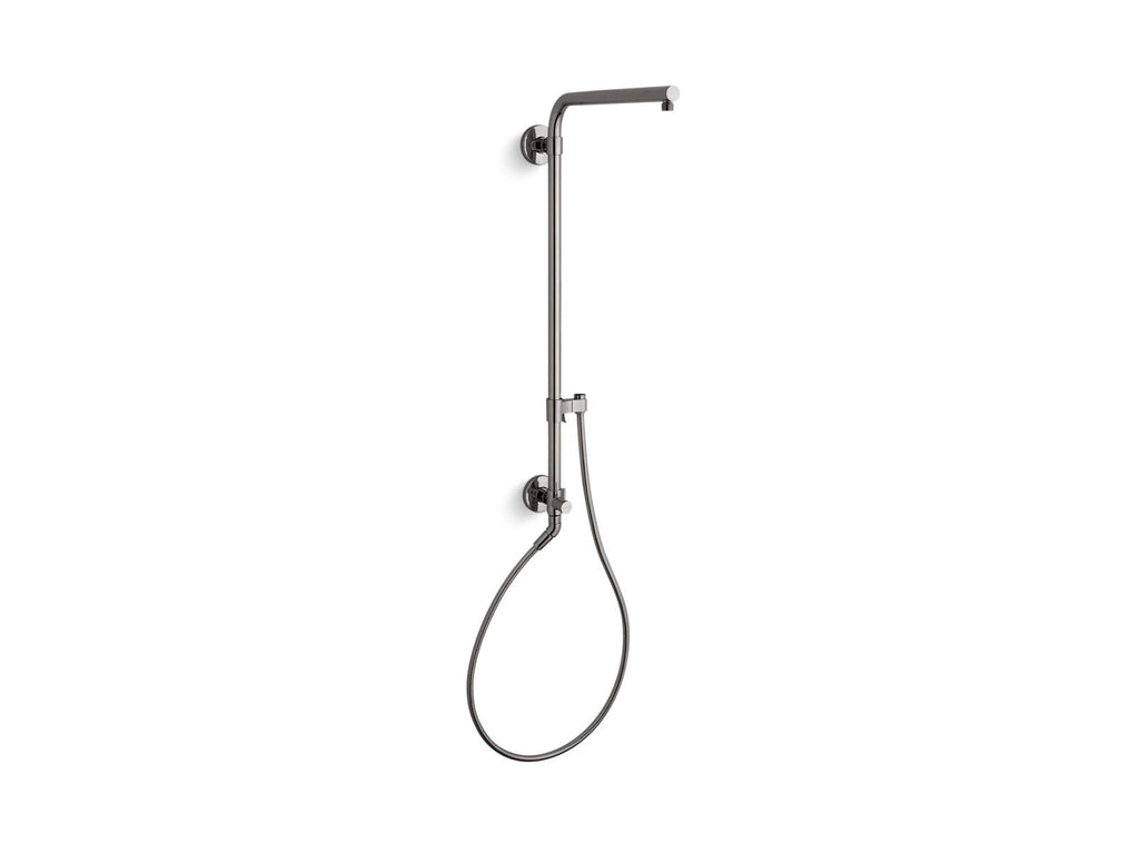 KOHLER K-45210-TT Hydrorail-R Beam Shower Column For Rainhead And Handshower - Vibrant Titanium