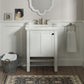 KOHLER K-2604-1WA Tresham 24" Bathroom Vanity Cabinet In Linen White