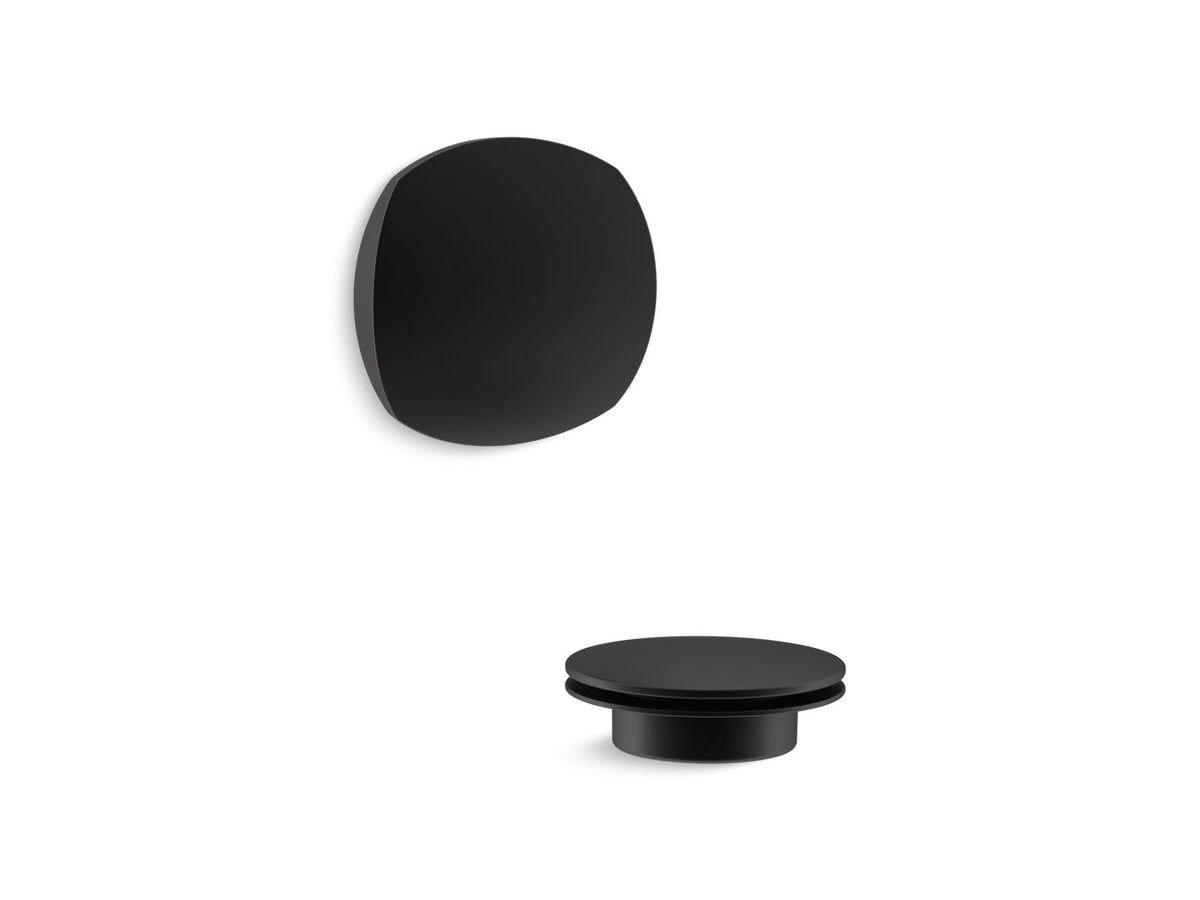 KOHLER K-T37391-BL Pureflo Rotary-Turn Bath Drain Trim - Matte Black