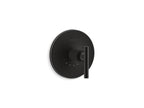 KOHLER K-T14488-4-BL Purist Mastershower Temperature Control Valve Trim With Lever Handle - Matte Black