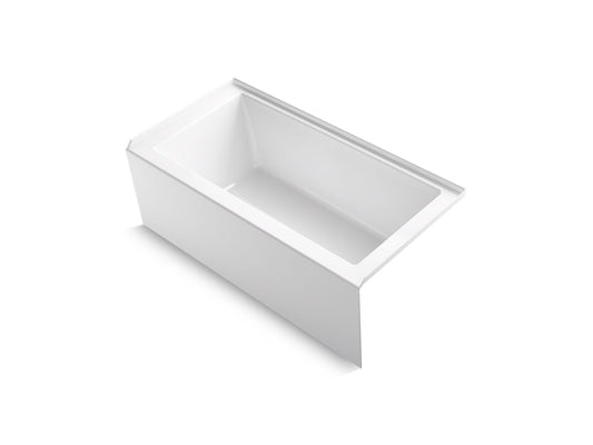 KOHLER K-1956-RA-0 Underscore 60" X 30" Alcove Bath Right Drain In White