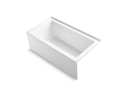 KOHLER K-1957-RA-96 Underscore 60" x 32" alcove bath right drain - Biscuit