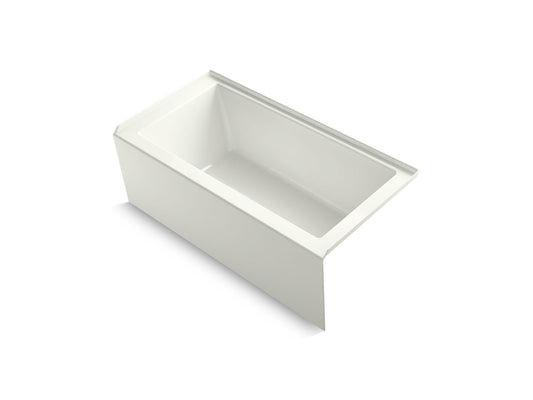 KOHLER K-1956-RA-NY Underscore 60" X 30" Alcove Bath Right Drain In Dune