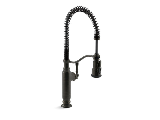 KOHLER K-77515-2BZ Tournant Semi-Professional Kitchen Sink Faucet With Three-Function Sprayhead In Oil-Rubbed Bronze