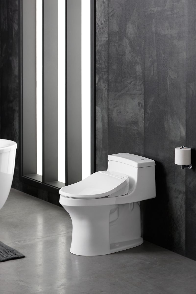 KOHLER K-18751-0 Purewash E525 Elongated Bidet Toilet Seat - White