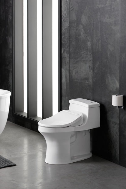 KOHLER K-18751-0 Purewash E525 Elongated Bidet Toilet Seat - White