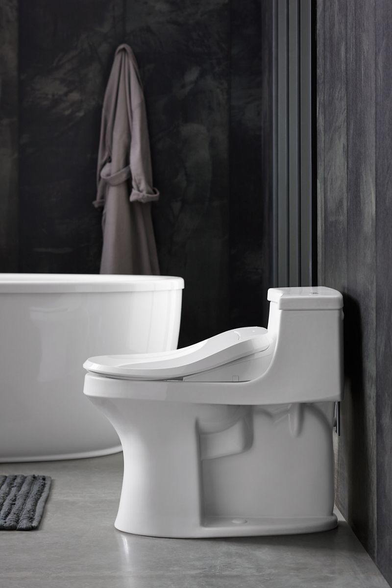 KOHLER K-18751-0 Purewash E525 Elongated Bidet Toilet Seat - White