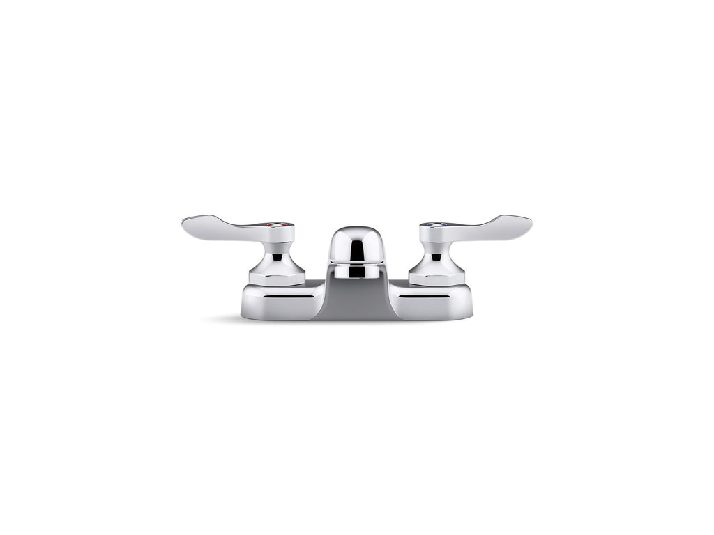 KOHLER K-400T20-4ANA-CP Triton Bowe 0.5 Gpm Centerset Bathroom Sink Faucet With Aerated Flow And Lever Handles, Drain Not Included - Polished Chrome