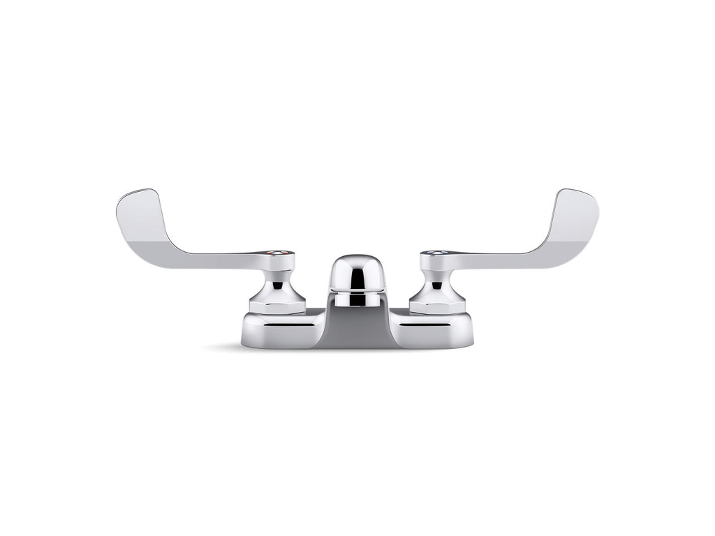 KOHLER K-400T20-5ANA-CP Triton Bowe 0.5 Gpm Centerset Bathroom Sink Faucet With Aerated Flow And Wristblade Handles, Drain Not Included - Polished Chrome