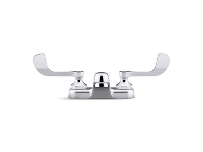 KOHLER K-400T20-5AKL-CP Triton Bowe 1.0 gpm centerset bathroom sink faucet with laminar flow and wristblade handles, drain not included - Polished Chrome