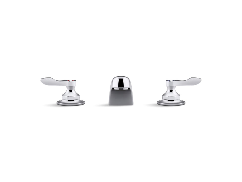 KOHLER K-800T20-4AKL-CP Triton Bowe 1.0 Gpm Widespread Bathroom Sink Faucet With Laminar Flow And Lever Handles, Drain Not Included - Polished Chrome