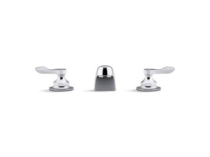 KOHLER K-800T20-4ANL-CP Triton Bowe 0.5 gpm widespread bathroom sink faucet with laminar flow and lever handles, drain not included - Polished Chrome