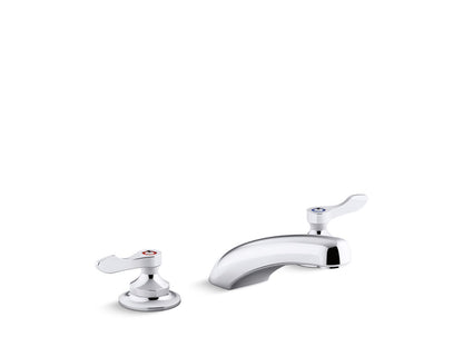 KOHLER K-800T20-4ANL-CP Triton Bowe 0.5 gpm widespread bathroom sink faucet with laminar flow and lever handles, drain not included - Polished Chrome