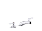 KOHLER K-800T20-4AKL-CP Triton Bowe 1.0 Gpm Widespread Bathroom Sink Faucet With Laminar Flow And Lever Handles, Drain Not Included - Polished Chrome