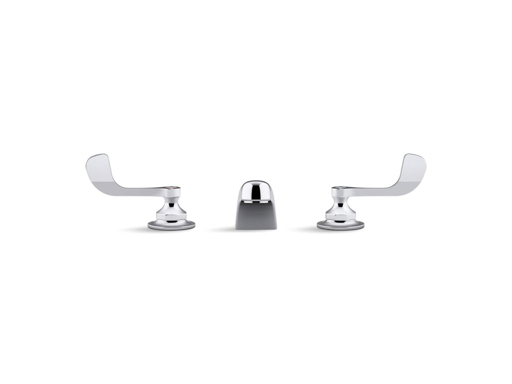 KOHLER K-800T20-5ANA-CP Triton Bowe 0.5 Gpm Widespread Bathroom Sink Faucet With Aerated Flow And Wristblade Handles, Drain Not Included - Polished Chrome