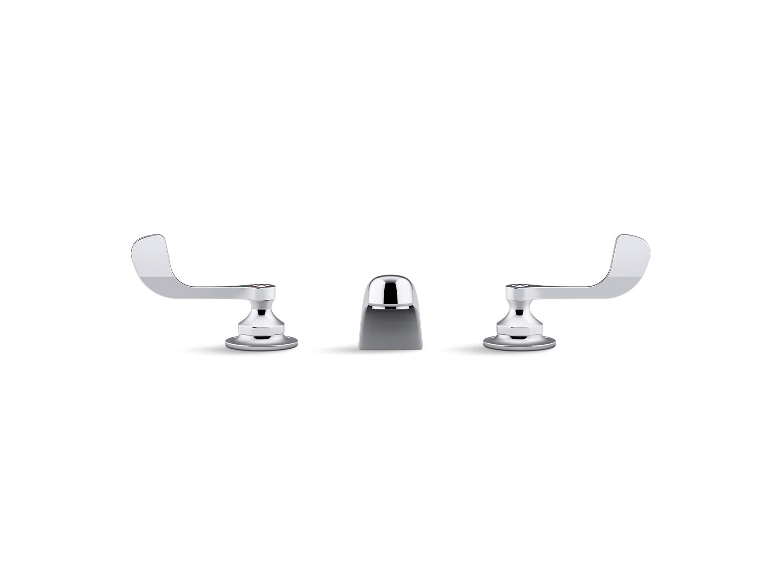 KOHLER K-800T20-5ANA-CP Triton Bowe 0.5 Gpm Widespread Bathroom Sink Faucet With Aerated Flow And Wristblade Handles, Drain Not Included - Polished Chrome
