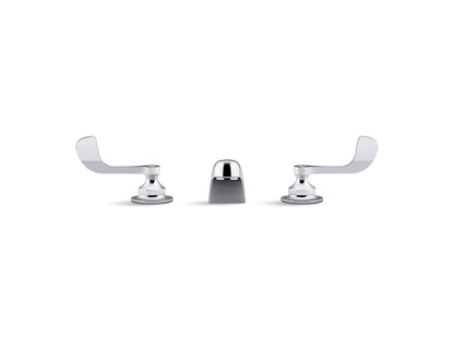 KOHLER K-800T20-5ANA-CP Triton Bowe 0.5 gpm widespread bathroom sink faucet with aerated flow and wristblade handles, drain not included - Polished Chrome
