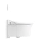 KOHLER K-76395-0 Veil Wall-Hung Compact Elongated Smart Toilet Bowl, Dual-Flush In White