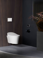 KOHLER K-5402-0 Veil One-Piece Elongated Smart Toilet, Dual-Flush - White