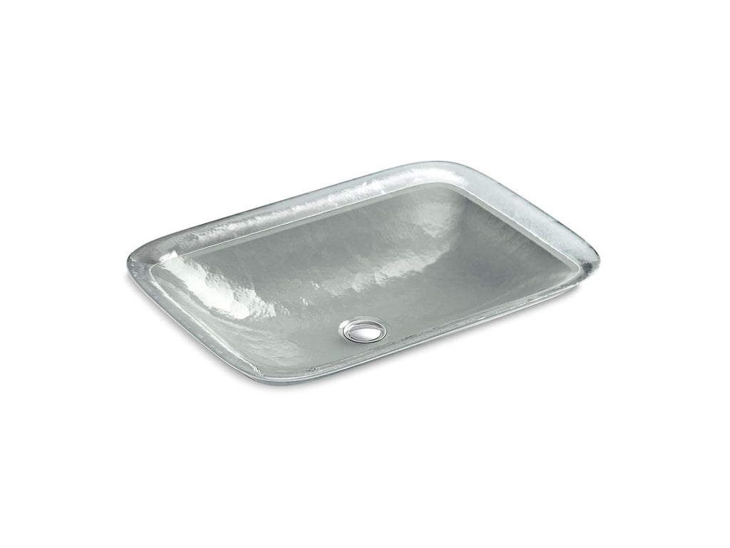 KOHLER K-2773-G8-B11 Inia 20-3/4" Rectangular Drop-In Bathroom Sink, No Overflow - Opaque Stone