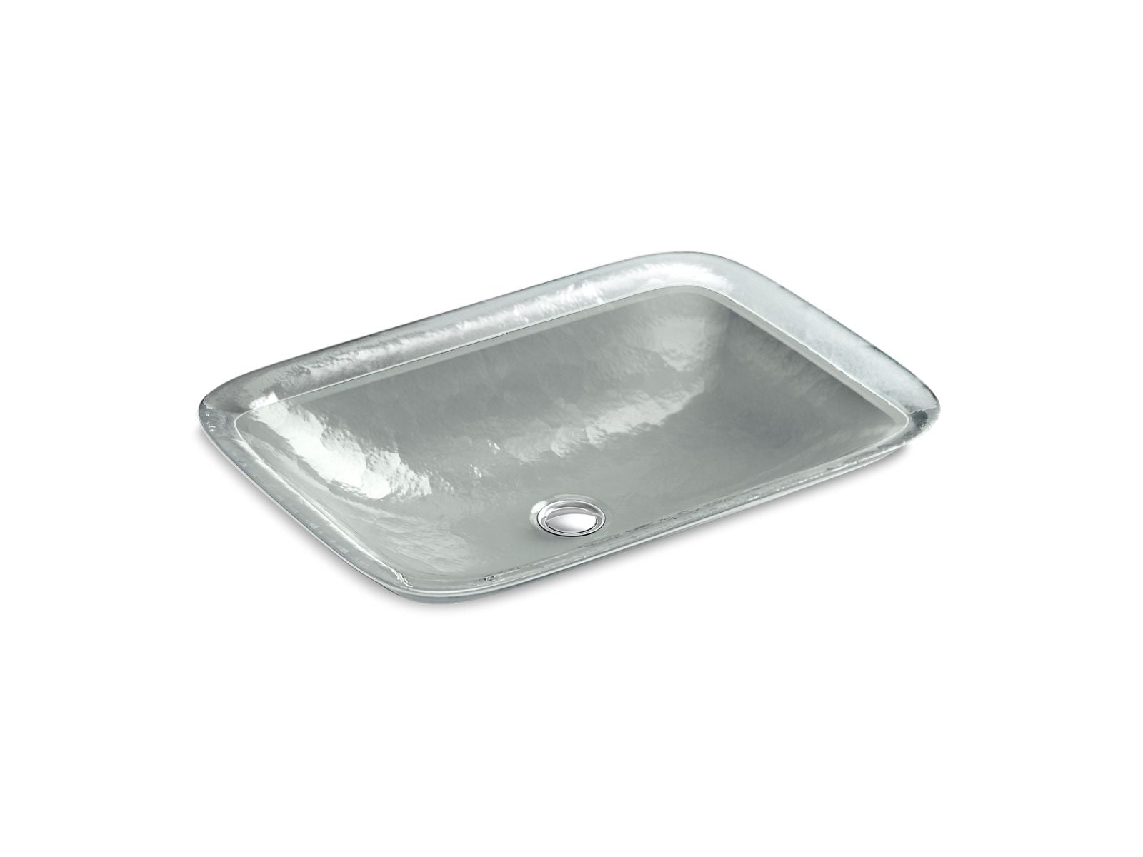 KOHLER K-2773-G8-B11 Inia 20-3/4" Rectangular Drop-In Bathroom Sink, No Overflow - Opaque Stone