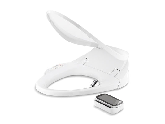 KOHLER K-4108-0 Purewash E750 Elongated Bidet Toilet Seat With Remote Control In White